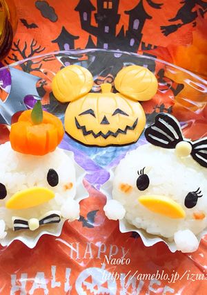 キャラ弁★ツムツムハロウィン♡ドナデジ-レシピのメイン写真