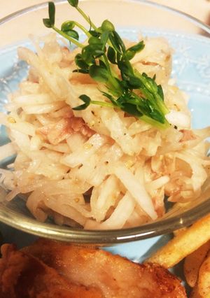 大根とシーチキンのｗ胡麻和え-レシピのメイン写真