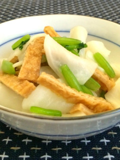 かぶと油揚げの甘酢和え-レシピのメイン写真