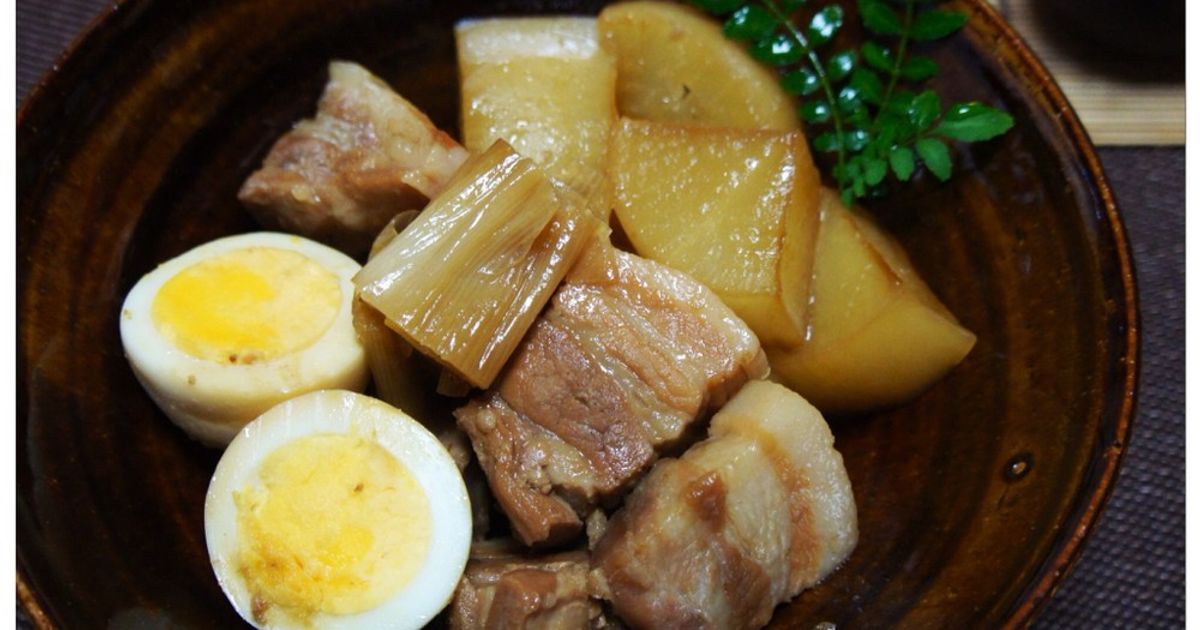 角煮 ふっくら柔らか♪豚の角煮 by 象印マホービン 【クックパッド