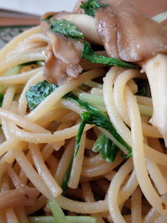 舞茸と水菜の和風パスタ-レシピのメイン写真