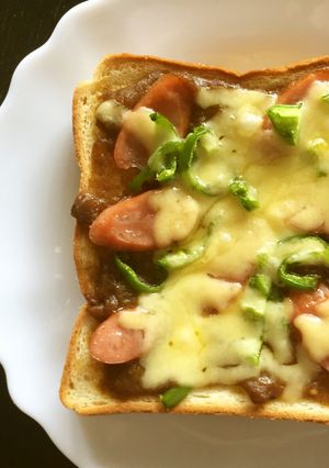 カレーチーズトースト(^^♪-レシピのメイン写真
