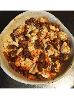 納豆キムチ豆腐☆ダイエット-レシピのメイン写真