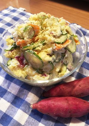 さつま芋DEほんのり甘いポテトサラダ♡-レシピのメイン写真