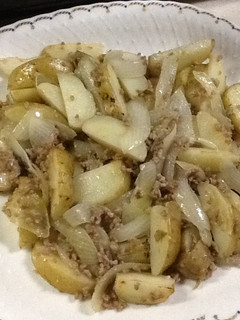 ひき肉とじゃが芋炒め-レシピのメイン写真