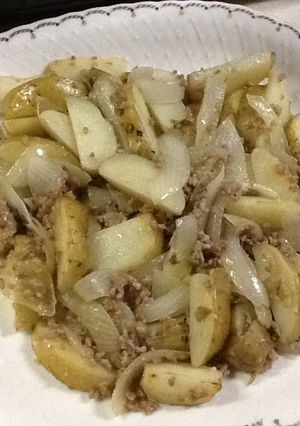 ひき肉とじゃが芋炒め-レシピのメイン写真