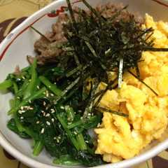 รูปของ スピードレシピ☆三色丼