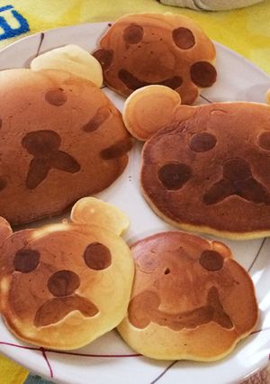 簡単♡かわいいパンケーキ①-レシピのメイン写真