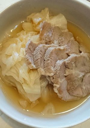 ほったらかし☆豚とキャベツの重ね蒸し-レシピのメイン写真