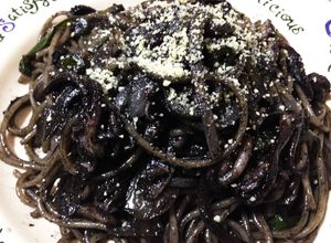 真っ黒 本格！だけど簡単！イカスミパスタ-レシピのメイン写真