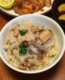 秋の味覚★サンマの塩焼き炊き込みご飯