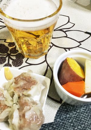 普通に美味しいシュウマイwith温野菜-レシピのメイン写真