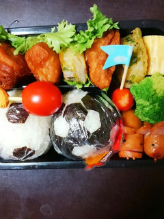 ウインナー飾り切りお弁当-レシピのメイン写真