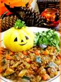 ハロウィン＊南瓜のドライカレー