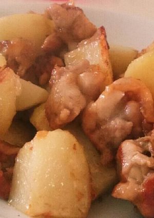 フライパンで！鶏肉とじゃがいもの唐揚げ-レシピのメイン写真