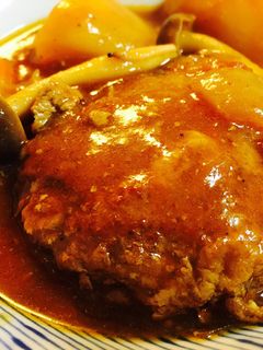 圧力鍋で煮込みハンバーグ★-レシピのメイン写真