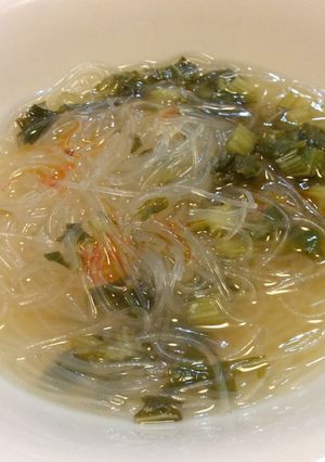 セロリの葉のエスニックスープ-レシピのメイン写真