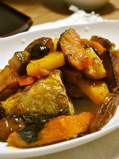 真さばと根菜のにんにく醤油バター炒め-レシピのメイン写真