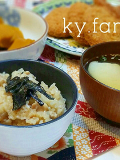 炊き込みご飯-レシピのメイン写真