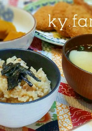 炊き込みご飯-レシピのメイン写真