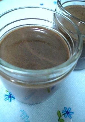 豆乳でヘルシー♪とろとろチョコプリン-レシピのメイン写真