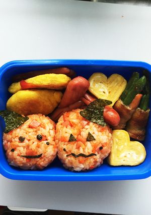 超簡単！！Halloweenキャラ弁♡-レシピのメイン写真