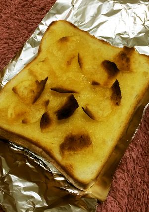 甘じょぱい？！ポテチトースト-レシピのメイン写真