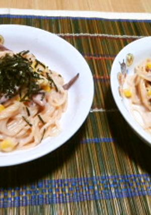 ワンポットで、たらこスパ-レシピのメイン写真