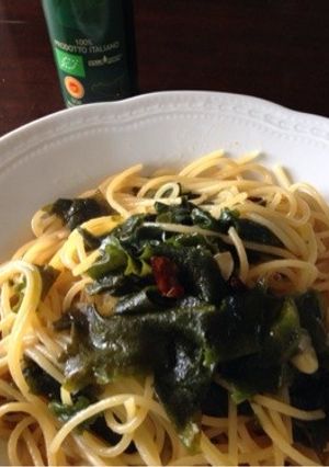 わかめの和風パスタ-レシピのメイン写真