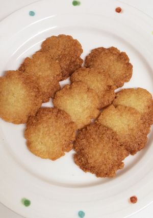 簡単ココナッツクッキー★パン粉使用-レシピのメイン写真