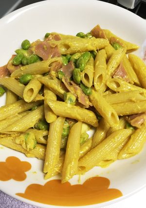 チーズカレークリームのペンネ-レシピのメイン写真