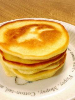 卵•HMなし!ふわもちお豆腐パンケーキ♡-レシピのメイン写真