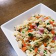 “給食の”いり豆腐