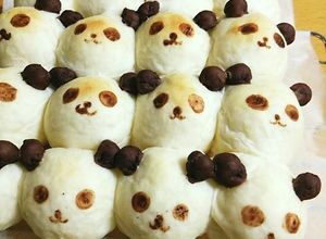 可愛い♪ちぎりパン(パンダ)子どもの日-レシピのメイン写真