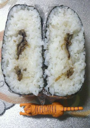 旦那ランチ☆キノコの醤油ソテーオニギラズ-レシピのメイン写真