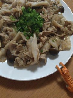 豚肉と自家製冷凍キノコの中華炒め☆-レシピのメイン写真
