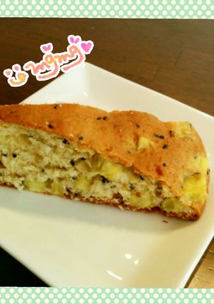 ＨＭで型も計量も無しっ♪おさつケーキ-レシピのメイン写真