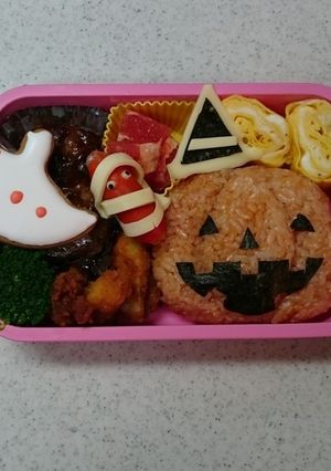 ジャックランタンお弁当-レシピのメイン写真