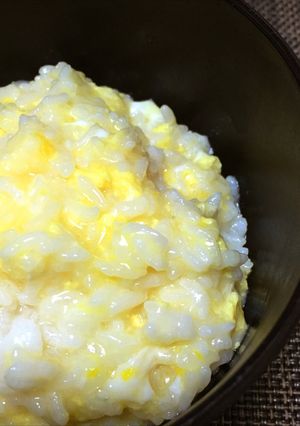 風邪の時に-簡単たまごおじや（雑炊・卵）-レシピのメイン写真