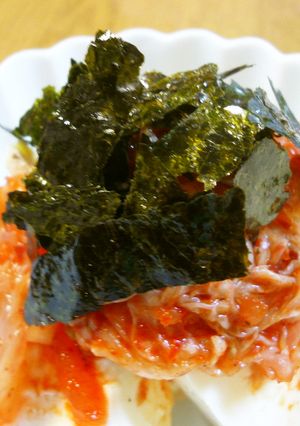 のせるだけ☆キムチ冷奴-レシピのメイン写真