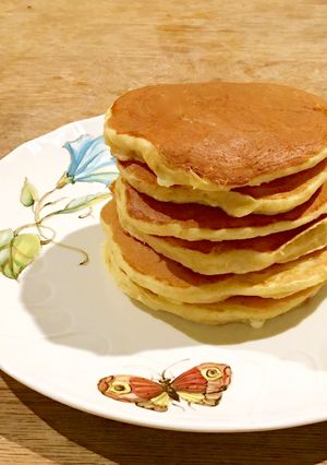 離乳食中期〜後期☆バナナパンケーキタワー-レシピのメイン写真