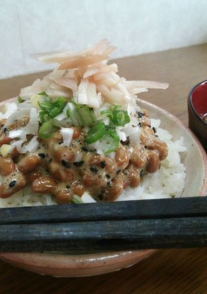 ジンジャー納豆ご飯【私の納豆ご飯4品目】-レシピのメイン写真