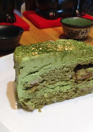 低糖質　おからで　大人の抹茶ケーキ　-レシピのメイン写真