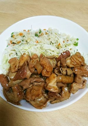 バター香るスタミナホルモンチャーハン-レシピのメイン写真