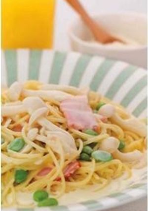 ブナピーのクリームパスタ-レシピのメイン写真