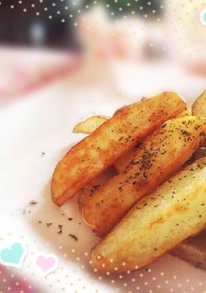 揚げ焼きﾍﾙｼｰ♡フライドポテト-レシピのメイン写真