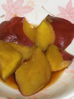 簡単♬甘いさつま芋の煮物♡-レシピのメイン写真