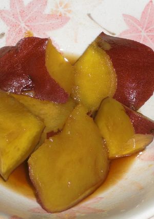 簡単♬甘いさつま芋の煮物♡-レシピのメイン写真