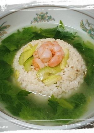 セロリまるごとスープチャーハン-レシピのメイン写真