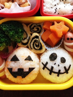 簡単キャラ弁 ハローウィン-レシピのメイン写真